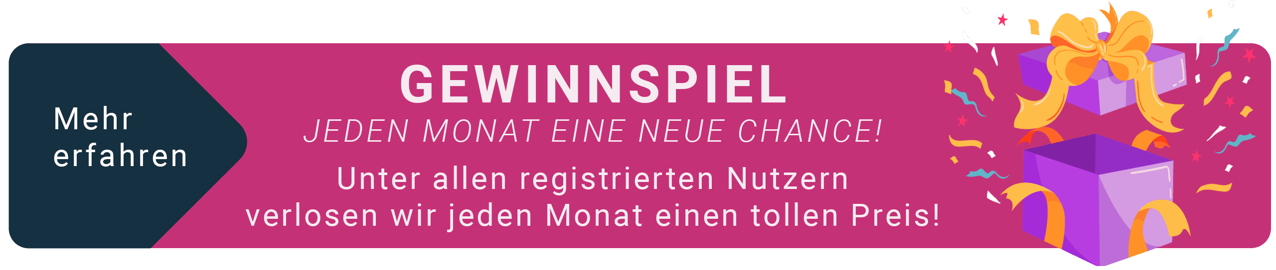 Gewinnspiel Banner